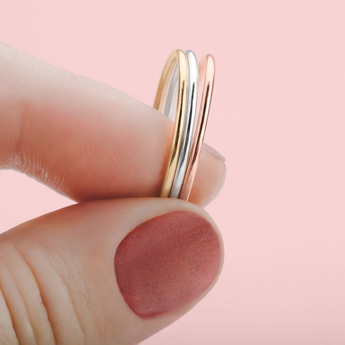 Trio of Smooth Stacking Rings