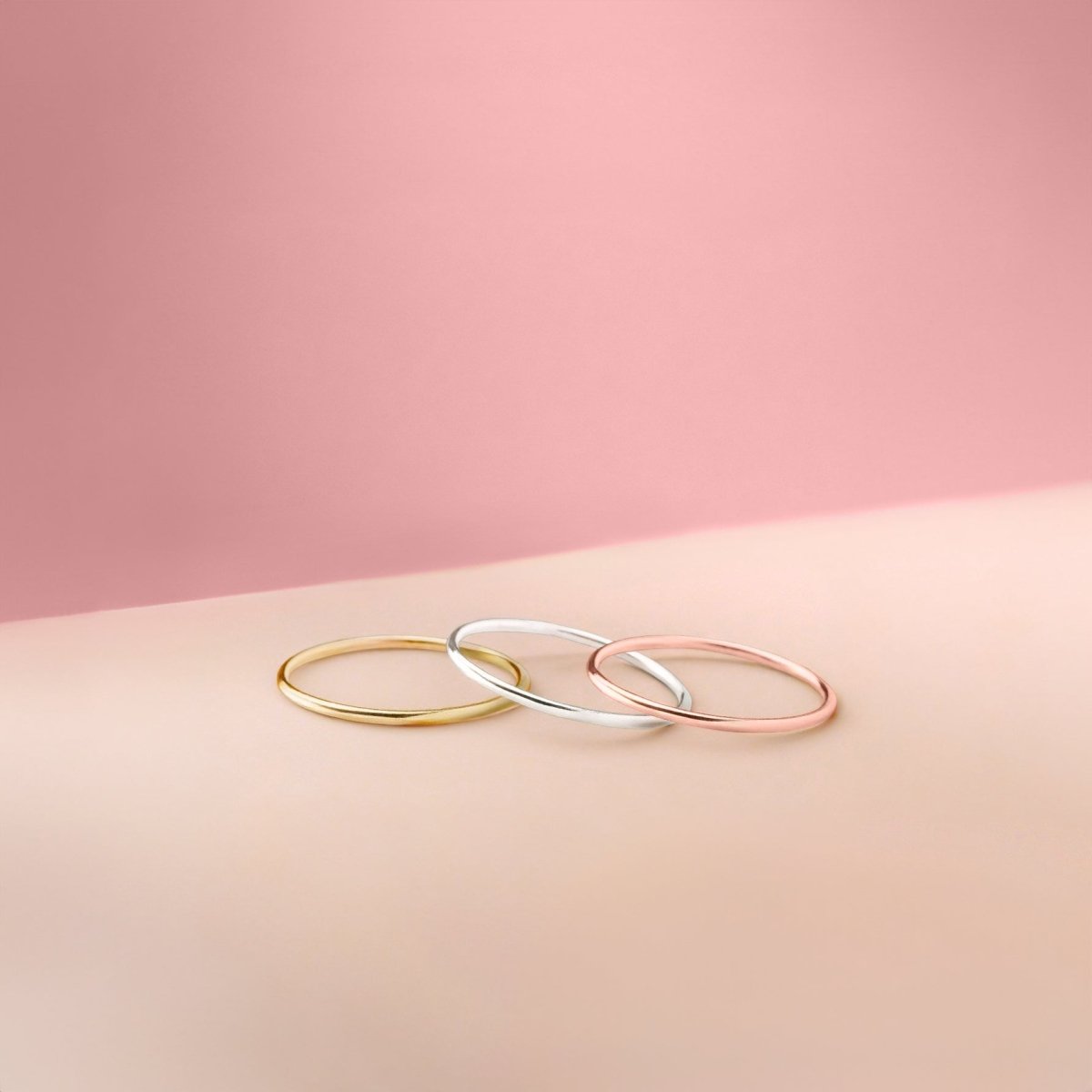 Trio of Smooth Stacking Rings
