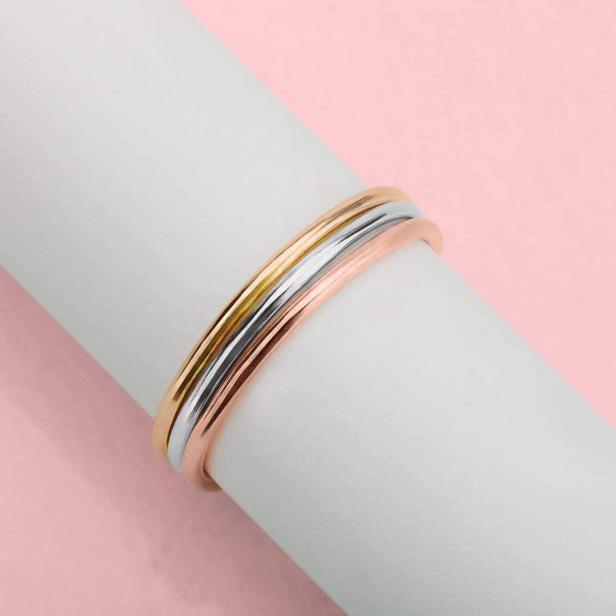 Trio of Smooth Stacking Rings