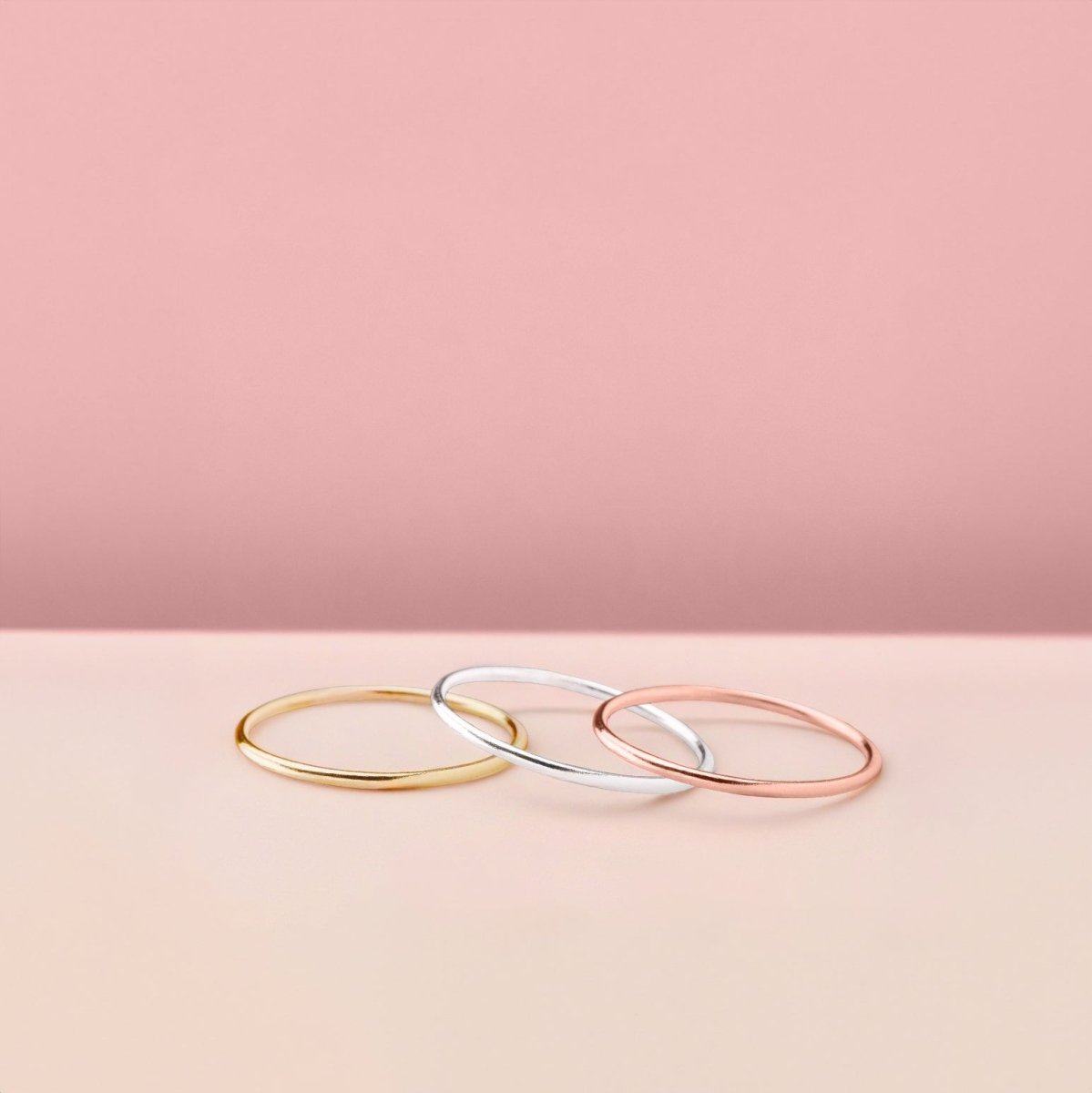 Trio of Smooth Stacking Rings