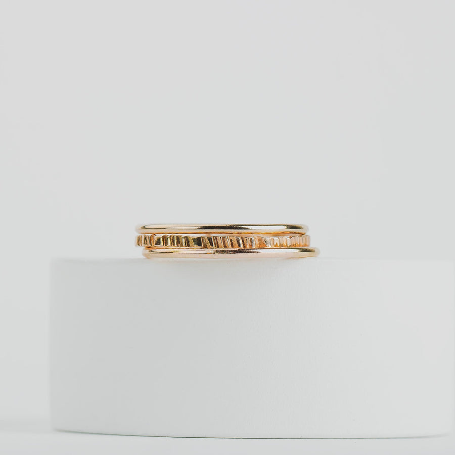 The Ella Stack - Melanie Golden Jewelry - _badge_new, everyday essentials, new, rings, stacking rings