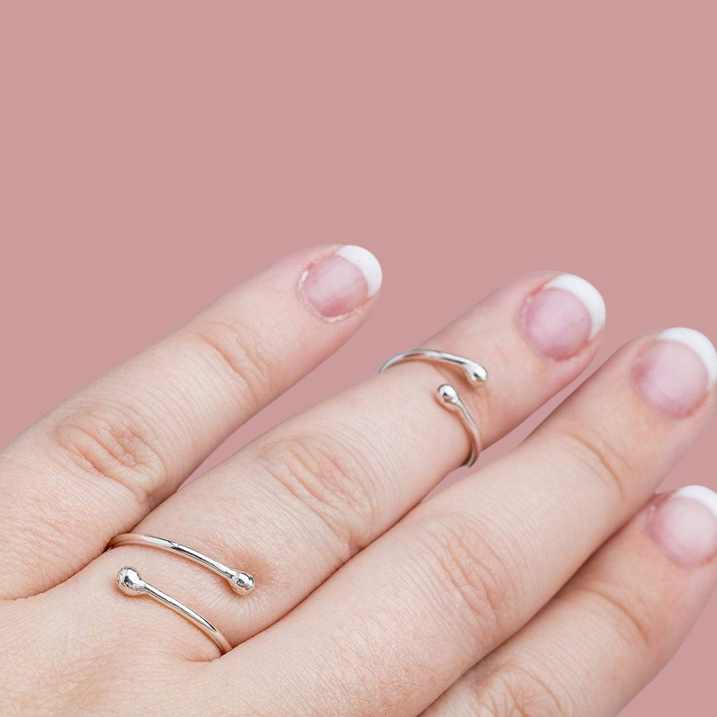 Bypass Midi Ring - Melanie Golden Jewelry - everyday essentials, midi, midi ring, ring band, ring bands, rings, silver