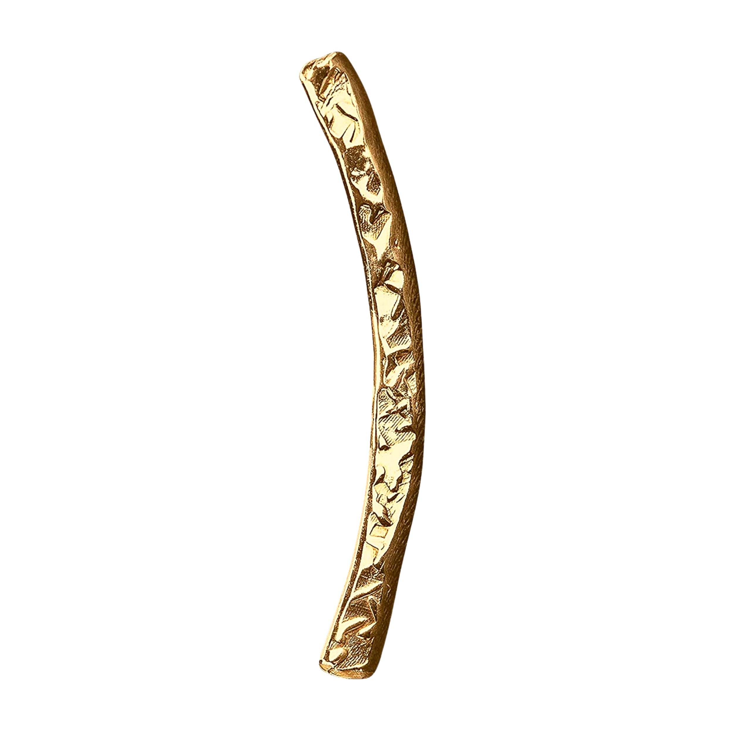 Raw Silk Cartilage Bar Earring | 14K Gold Fill - Melanie Golden Jewelry - _badge_bestseller, bestseller, cartilage earrings, earrings, piercings