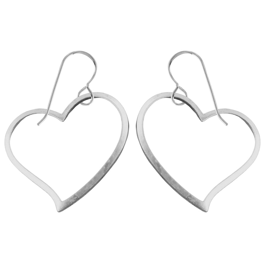 Giant Heart Dangle Earrings - Melanie Golden Jewelry - _badge_NEW, dangle earrings, drop earrings, earrings, love, VALENTINES