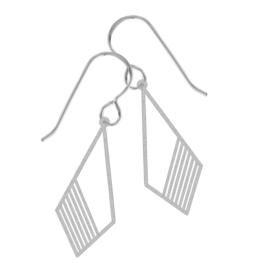 Geometric Triangle Earrings - Melanie Golden Jewelry - dangle earrings, earrings