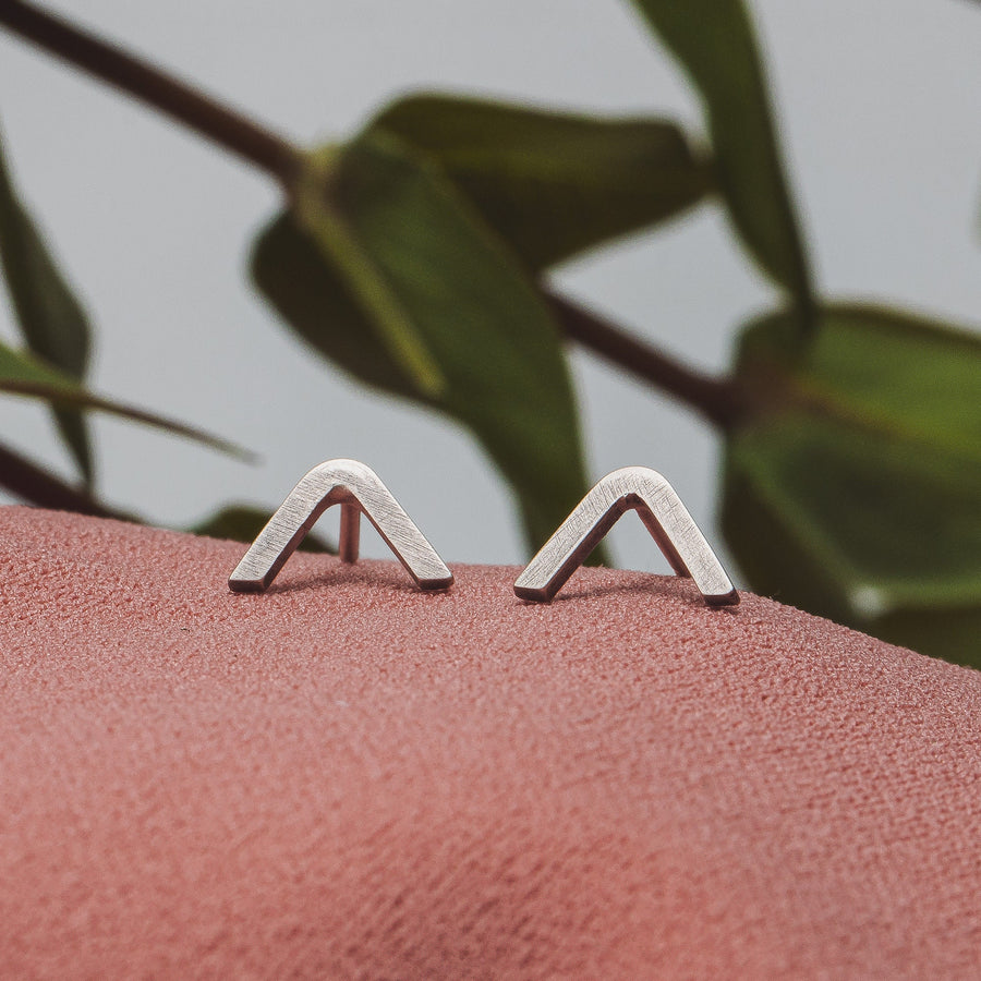 The Vault Earrings - Melanie Golden Jewelry - 7-23-20 Cathedral Collection Release, 7-27-20 Cathedral Collection Release, cathedral, earrings, everyday essentials, minimal, minimal jewelry, post earrings, Signature Collection, stud, stud earrings, symbolic