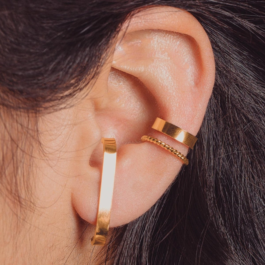 Braided Rope Ear Cuff - Melanie Golden Jewelry