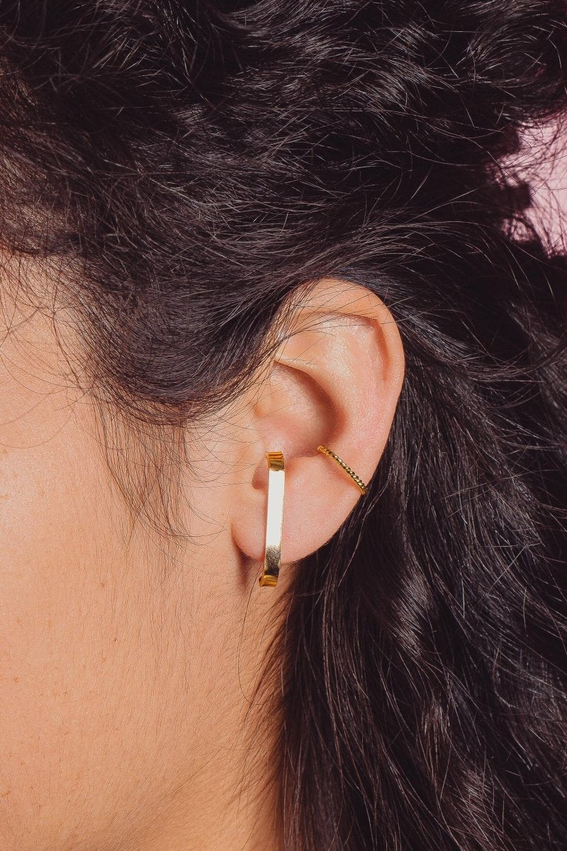 Braided Rope Ear Cuff - Melanie Golden Jewelry - _badge_new, body jewelry, cuff earrings, ear cuffs, earrings, everyday essentials, new