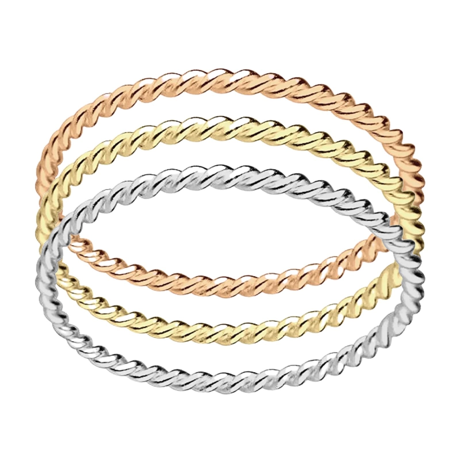 Braided Rope Stacking Ring - Melanie Golden Jewelry - _badge_BESTSELLER, bestseller, rings, stacking rings