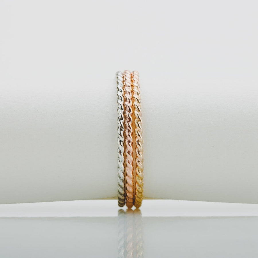 Braided Rope Stacking Ring - Melanie Golden Jewelry - _badge_BESTSELLER, bestseller, rings, stacking rings