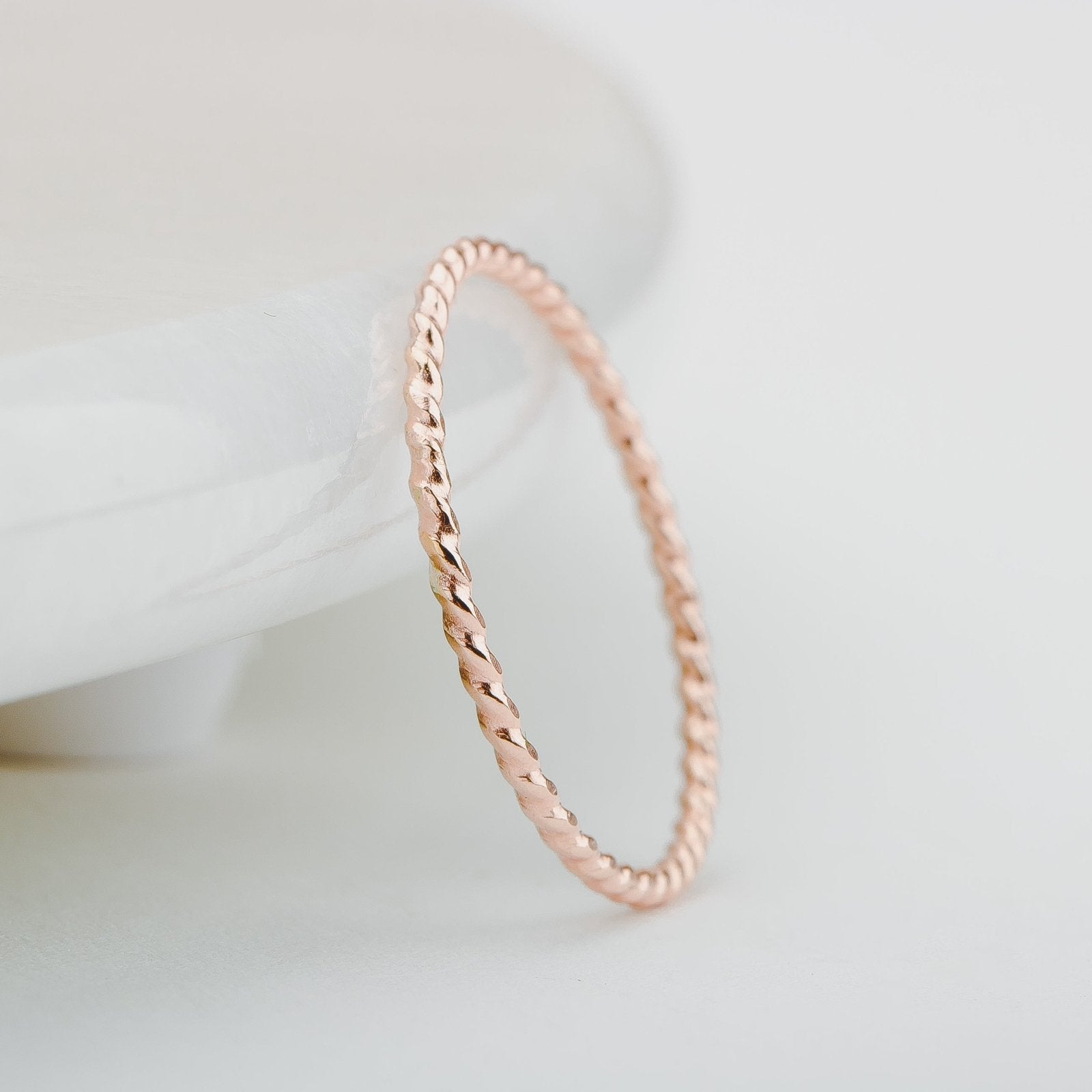 Braided Rope Stacking Ring - Melanie Golden Jewelry - _badge_BESTSELLER, bestseller, rings, stacking rings
