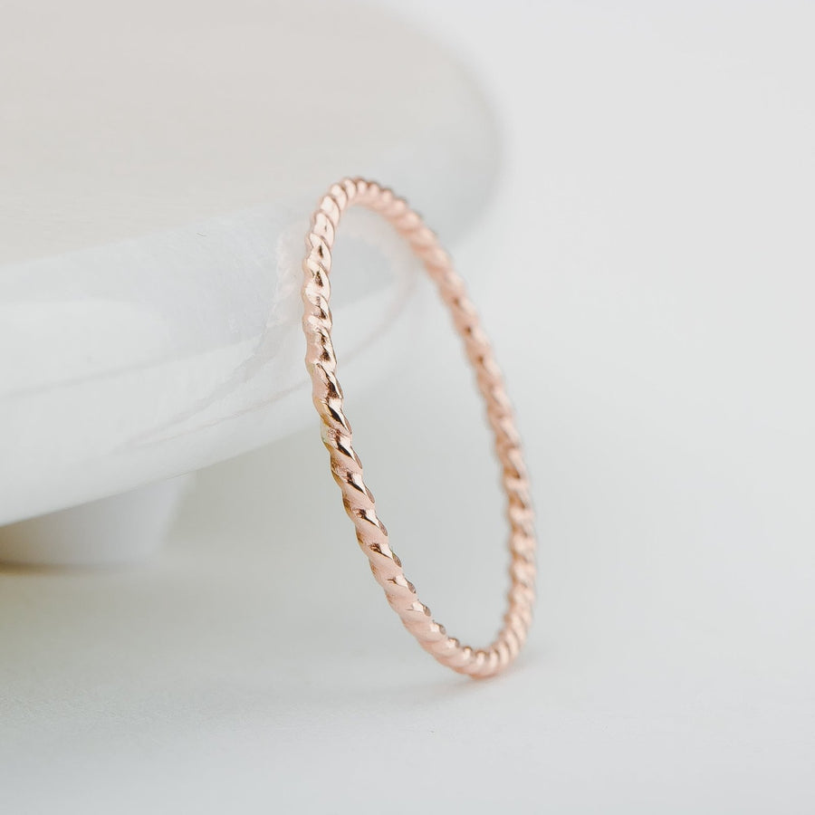 Braided Rope Stacking Ring - Melanie Golden Jewelry - _badge_BESTSELLER, bestseller, rings, stacking rings