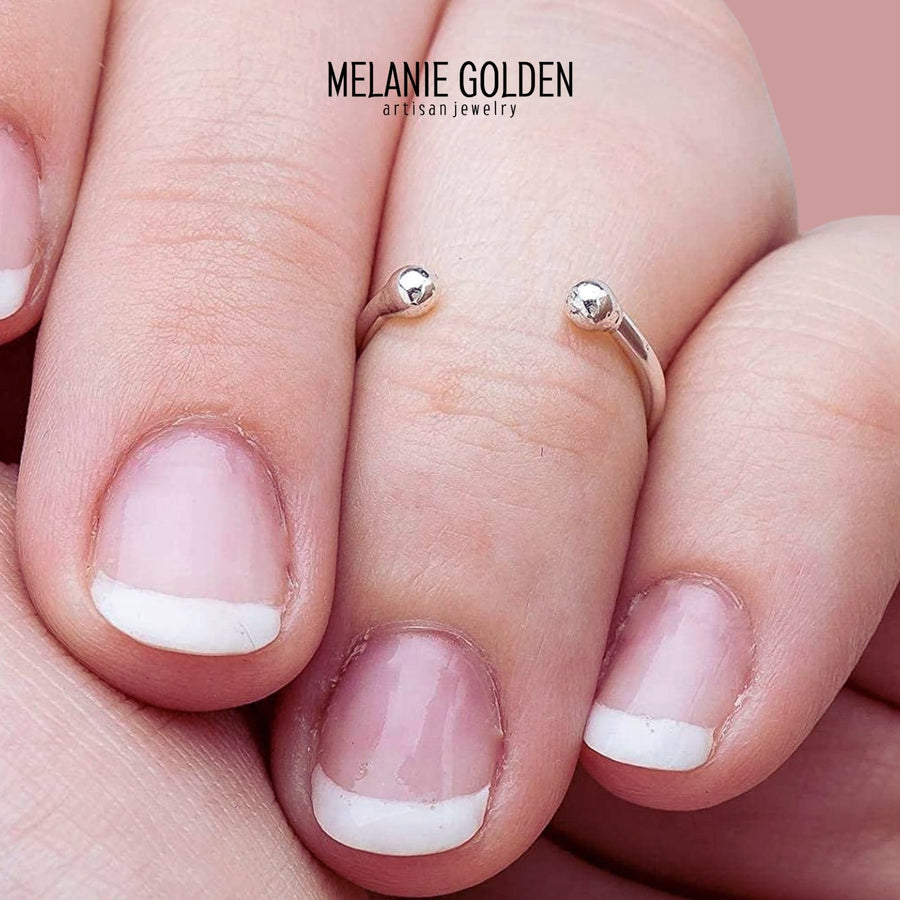 Bull Midi Ring - Melanie Golden Jewelry - midi, midi ring, ring band, ring bands, rings, silver