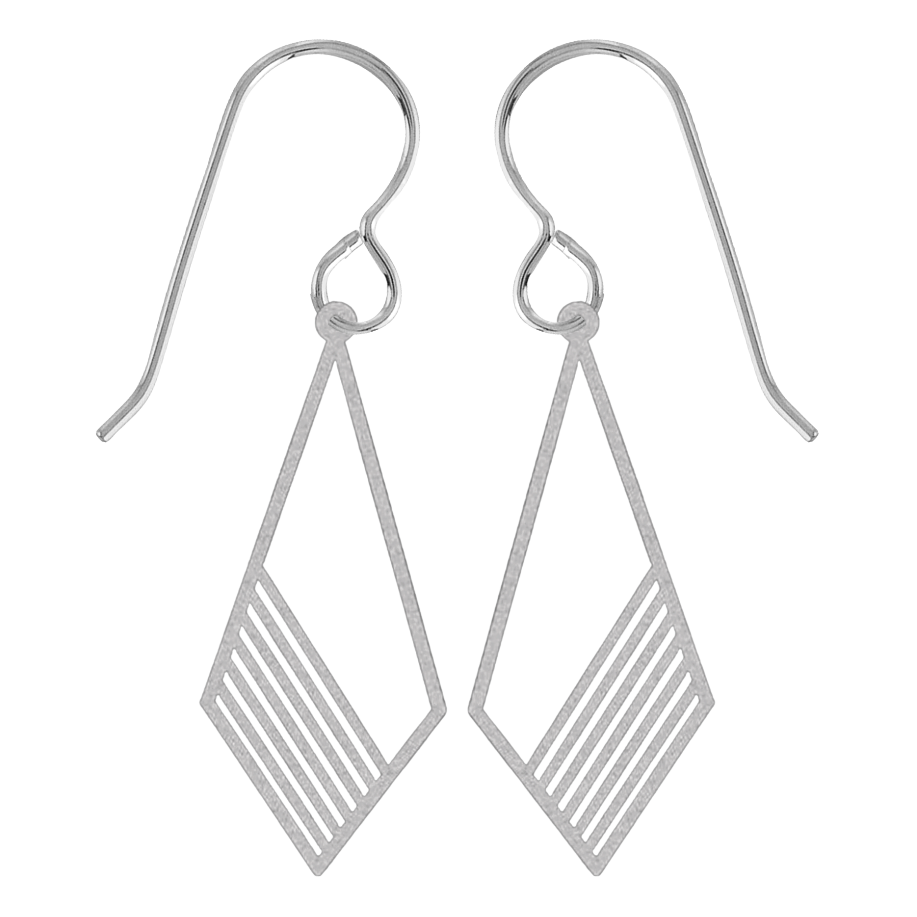 Geometric Triangle Earrings - Melanie Golden Jewelry - dangle earrings, earrings