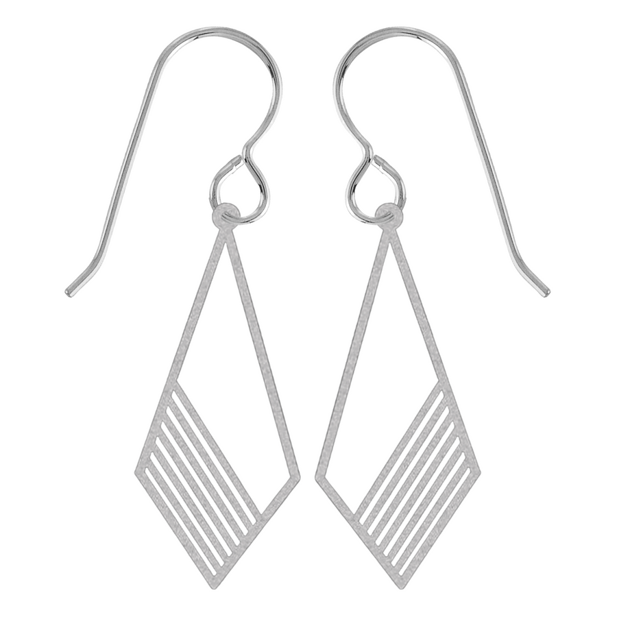 Geometric Triangle Earrings - Melanie Golden Jewelry - dangle earrings, earrings