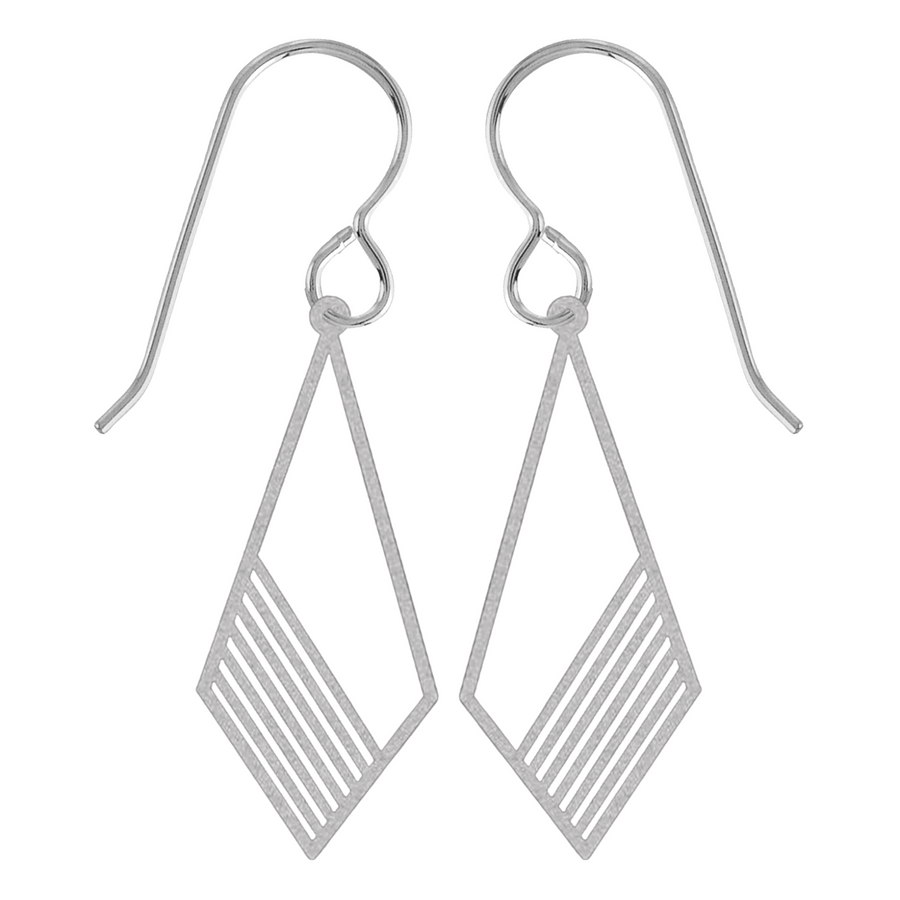 Geometric Triangle Earrings