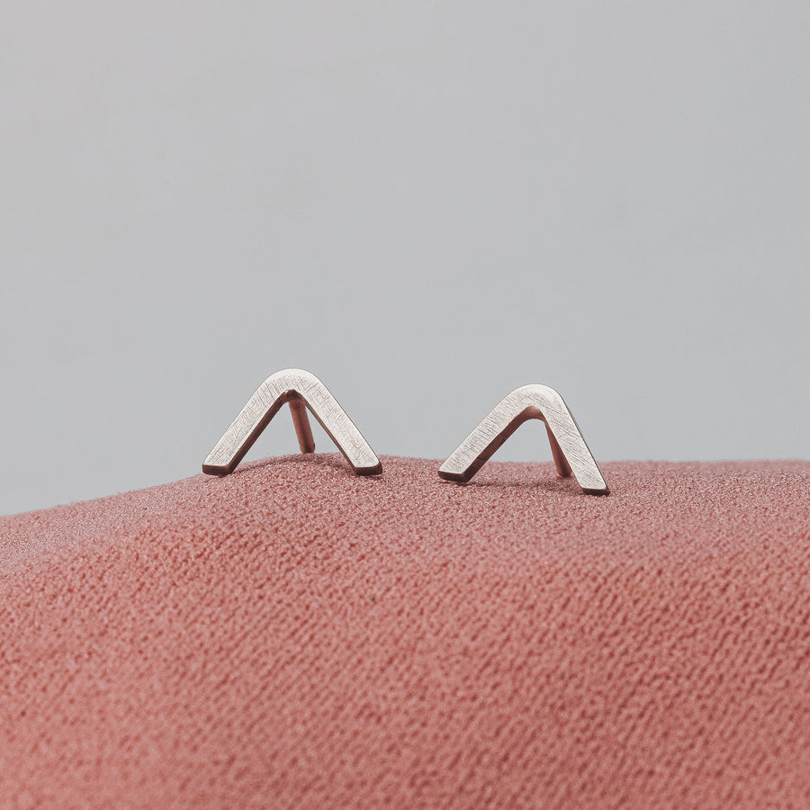 The Vault Earrings - Melanie Golden Jewelry - 7-23-20 Cathedral Collection Release, 7-27-20 Cathedral Collection Release, cathedral, earrings, everyday essentials, minimal, minimal jewelry, post earrings, Signature Collection, stud, stud earrings, symbolic