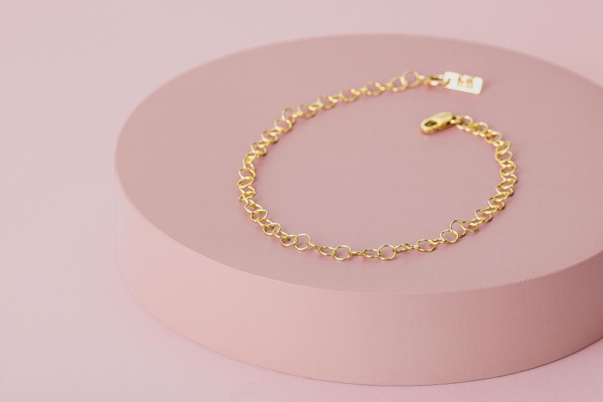 Celine Chain Anklet - Melanie Golden Jewelry - _badge_new, anklets, everyday essentials, new