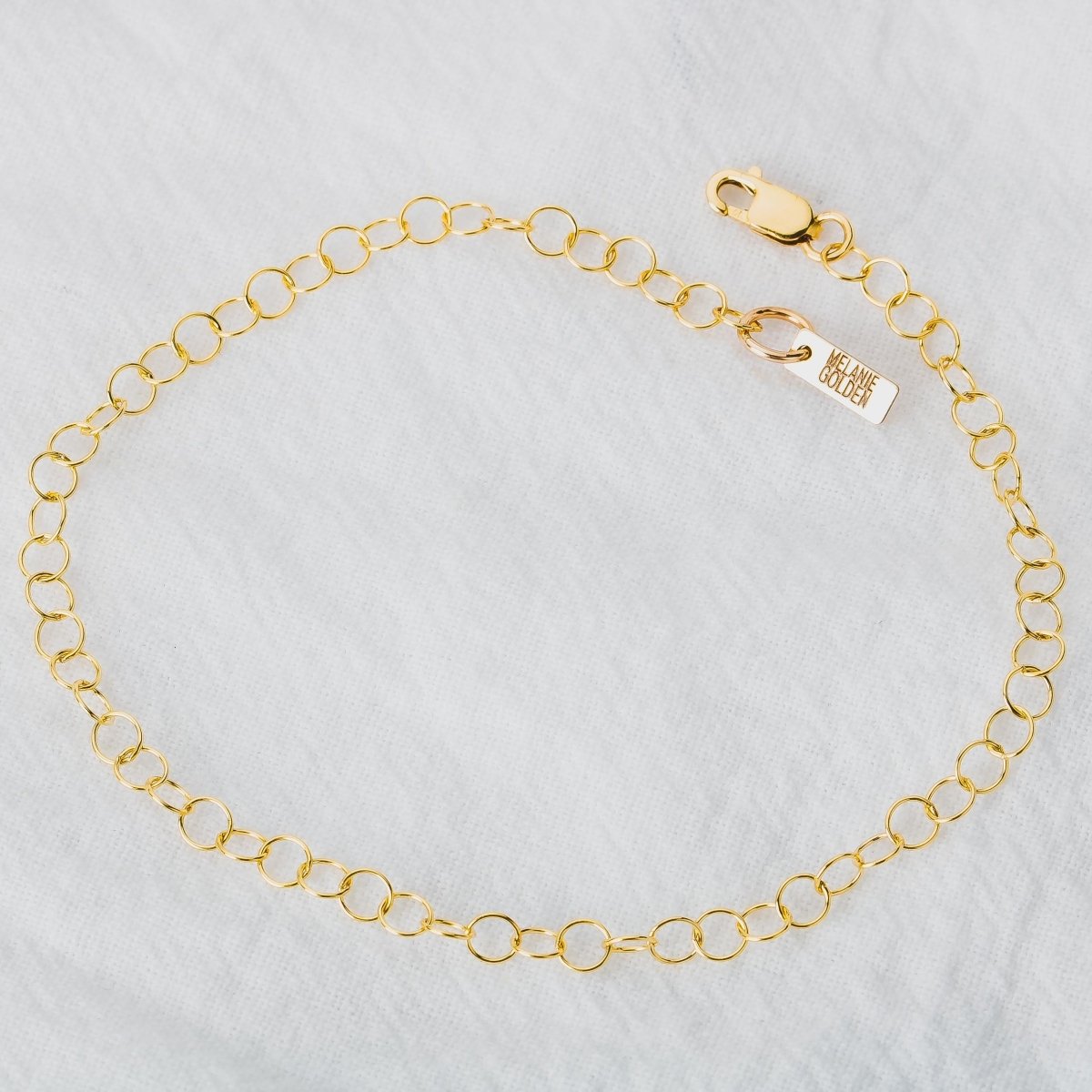 Celine Chain Anklet - Melanie Golden Jewelry - _badge_new, anklets, everyday essentials, new