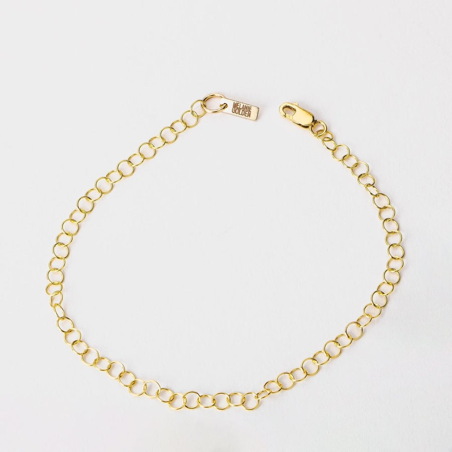 Celine Chain Anklet - Melanie Golden Jewelry - _badge_new, anklets, everyday essentials, new
