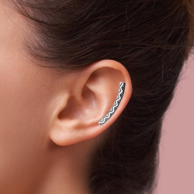 Chevron Cartilage Earring - Melanie Golden Jewelry