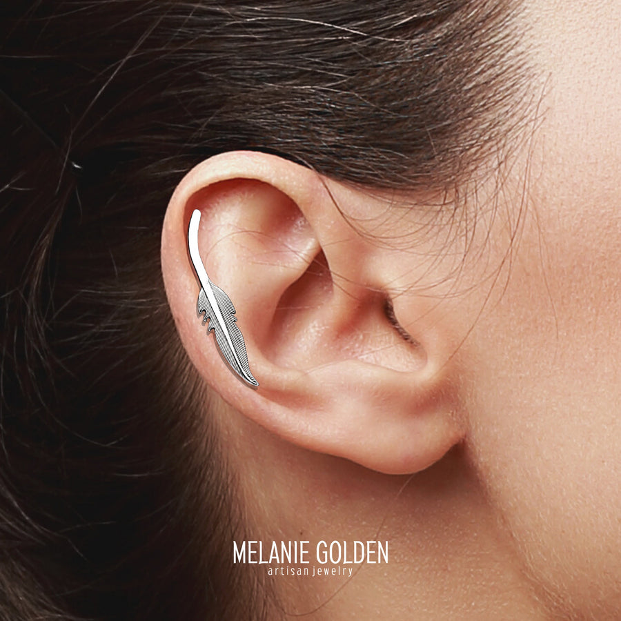 Feather Cartilage Earring