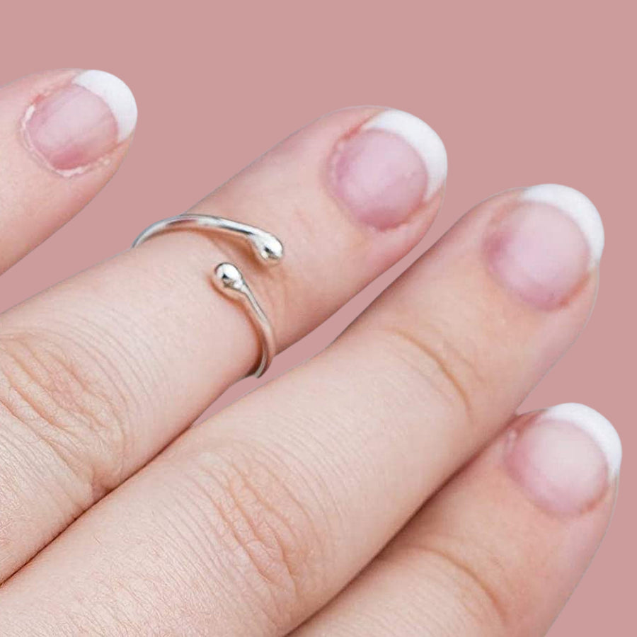 Bypass Midi Ring - Melanie Golden Jewelry - everyday essentials, midi, midi ring, ring band, ring bands, rings, silver