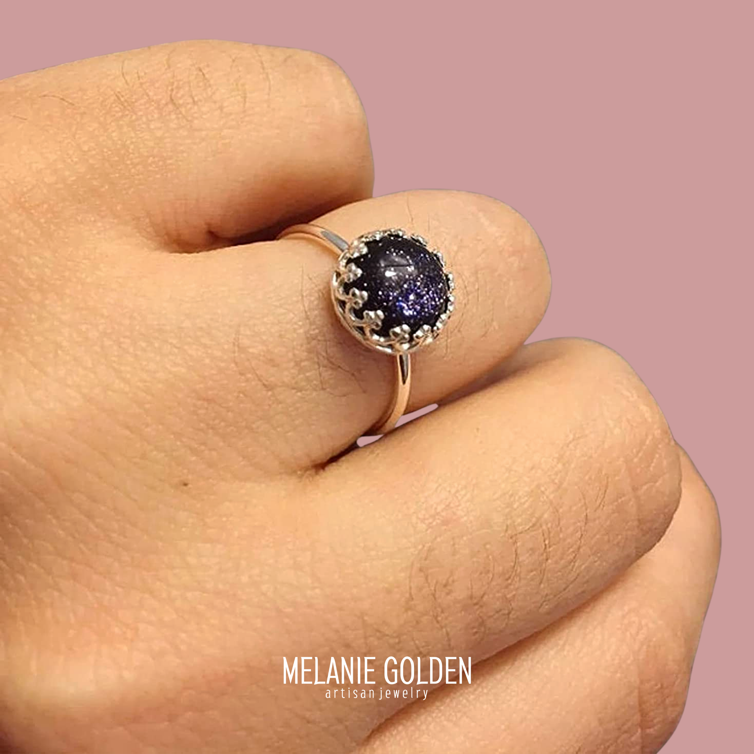 Night Sky Constellation Ring - Melanie Golden Jewelry - bestseller, celestial, Fourth of July, opal