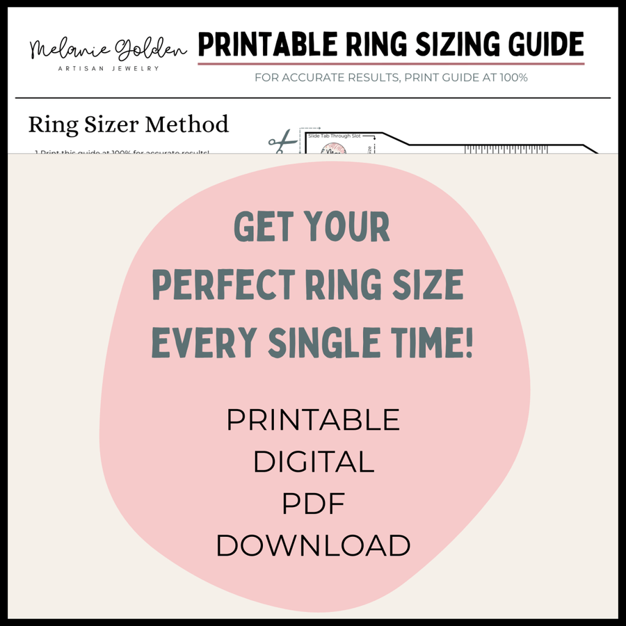 Adjustable Ring Sizer, Reusable Ring Sizer, Ring Measuring Guide