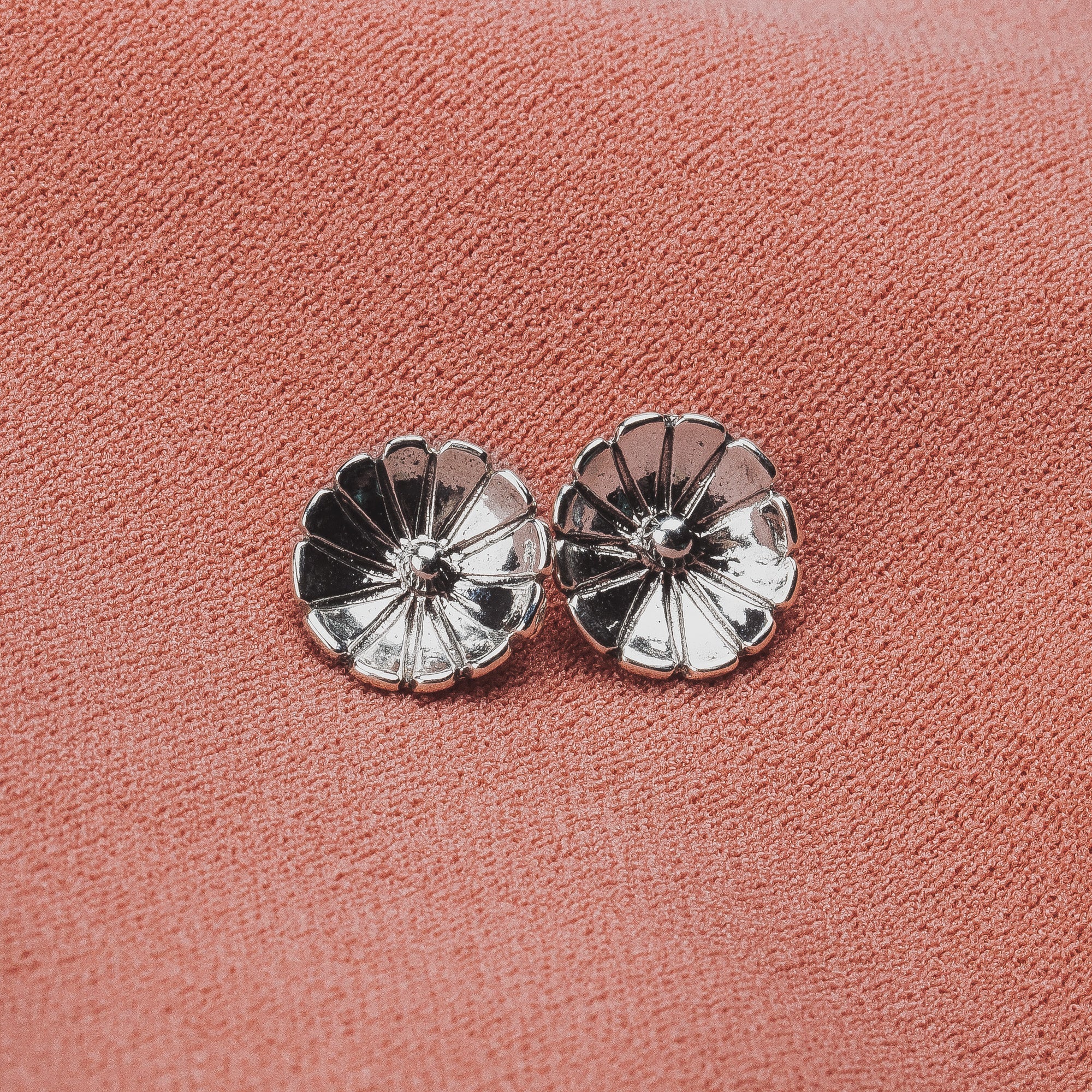 Wildflower Stud Earrings - Melanie Golden Jewelry - earrings, flora, post earrings, silver, stud, stud earrings