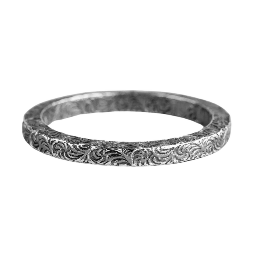 Paisley Stacking Ring - Melanie Golden Jewelry - ring size, rings, silver, stacking rings