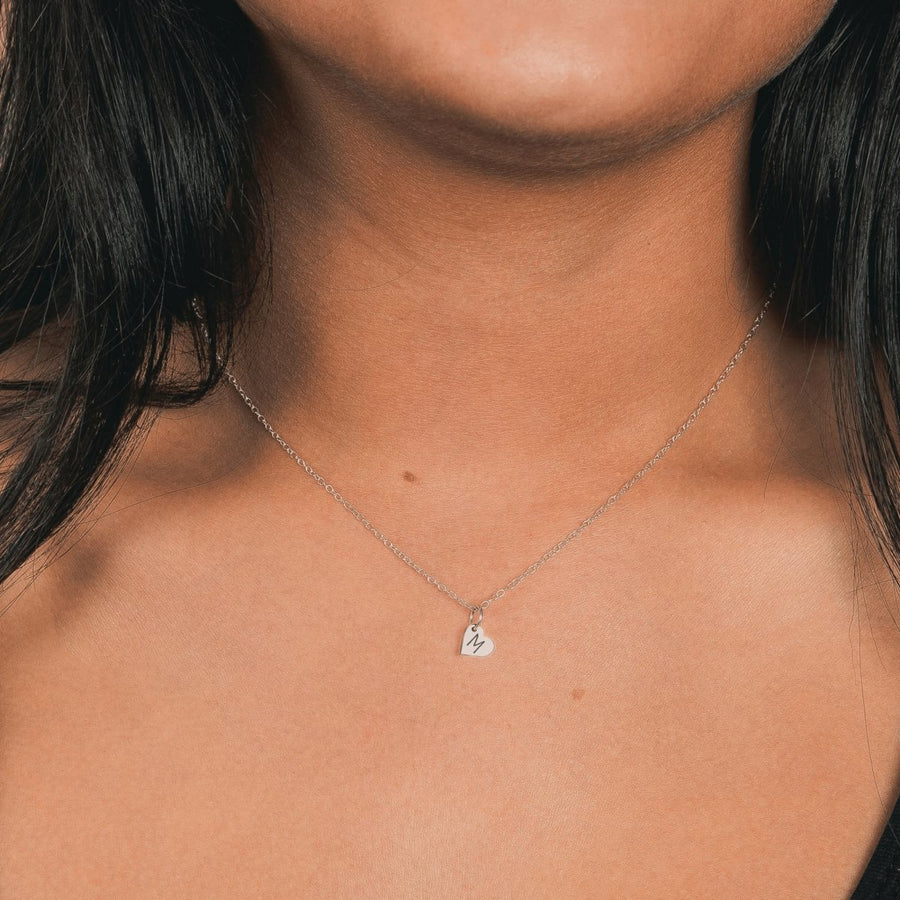 Elle Heart Necklace - Melanie Golden Jewelry
