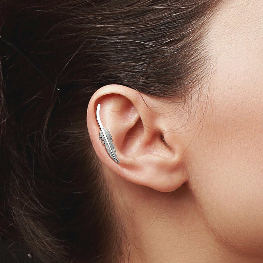 Feather Cartilage Earring - Melanie Golden Jewelry