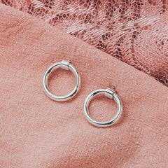 Forever Connected Earrings - Melanie Golden Jewelry - _badge_new, earrings, everyday essentials, forever connected, hoop earrings, new, stud, stud earrings