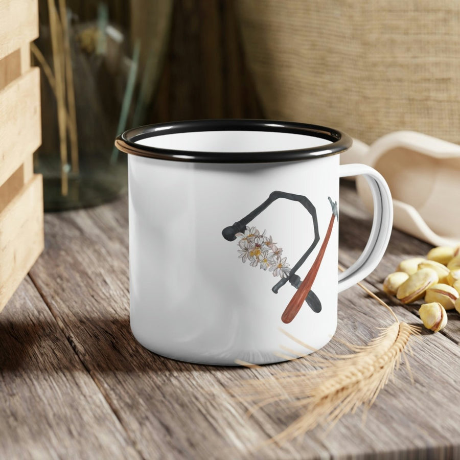 Forge & Flourish Enamel Camp Cup - Melanie Golden Jewelry - for the maker, Mugs