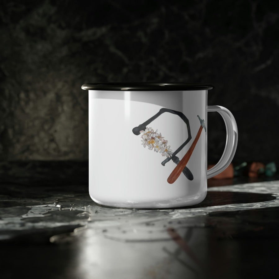 Forge & Flourish Enamel Camp Cup - Melanie Golden Jewelry - for the maker, Mugs