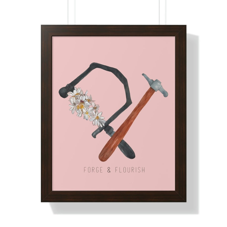 Forge & Flourish Framed Poster - Melanie Golden Jewelry