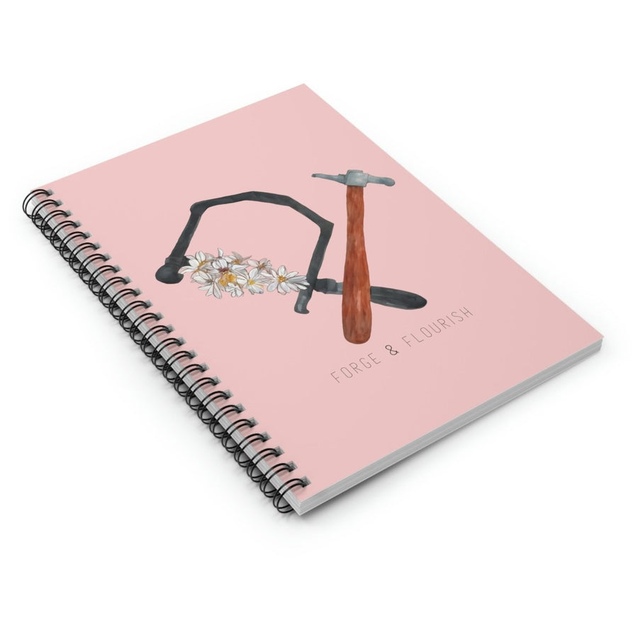 Forge & Flourish Spiral Notebook - Ruled Line - Melanie Golden Jewelry