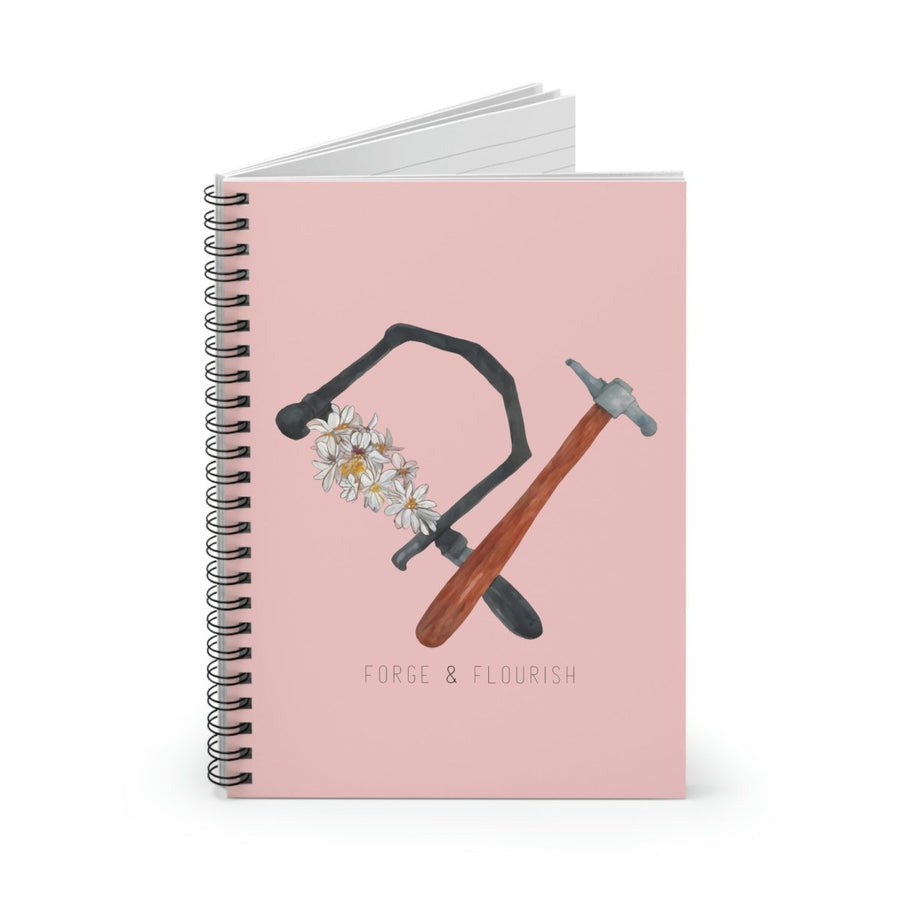 Forge & Flourish Spiral Notebook - Ruled Line - Melanie Golden Jewelry