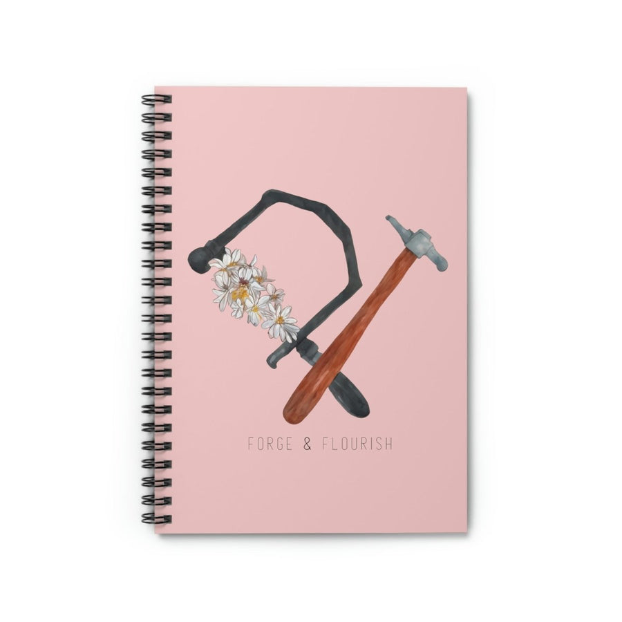 Forge & Flourish Spiral Notebook - Ruled Line - Melanie Golden Jewelry