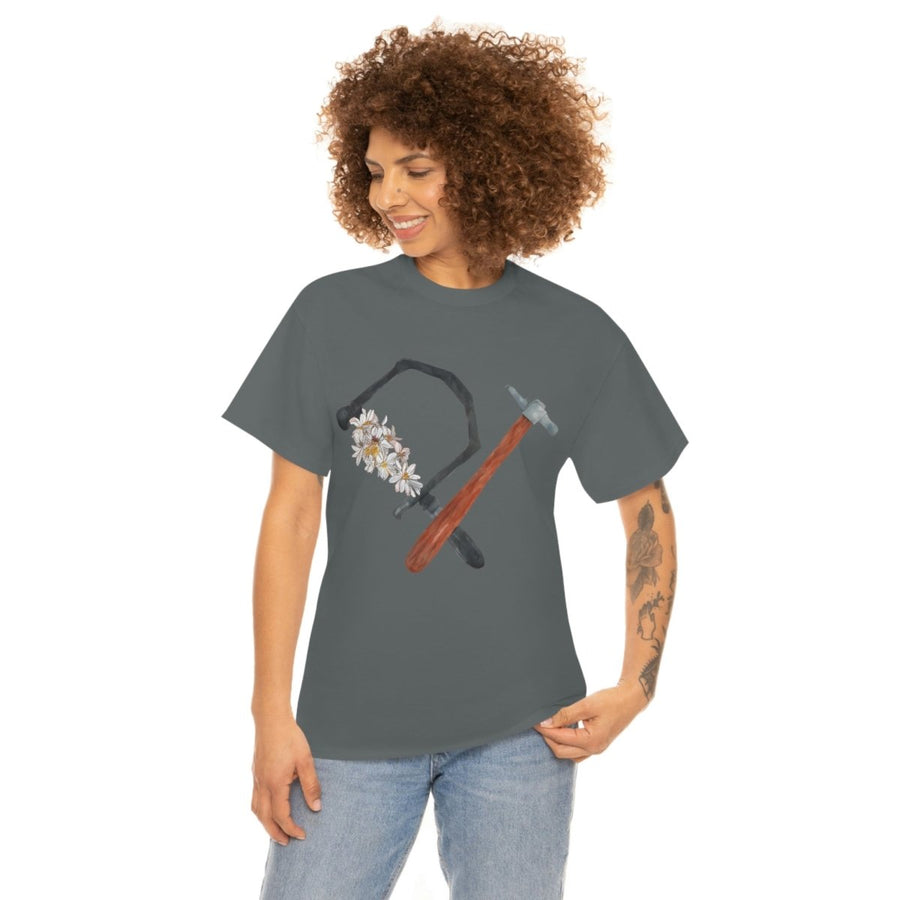 Forge & Flourish Unisex Heavy Cotton Tee - Melanie Golden Jewelry - clothing, for the maker