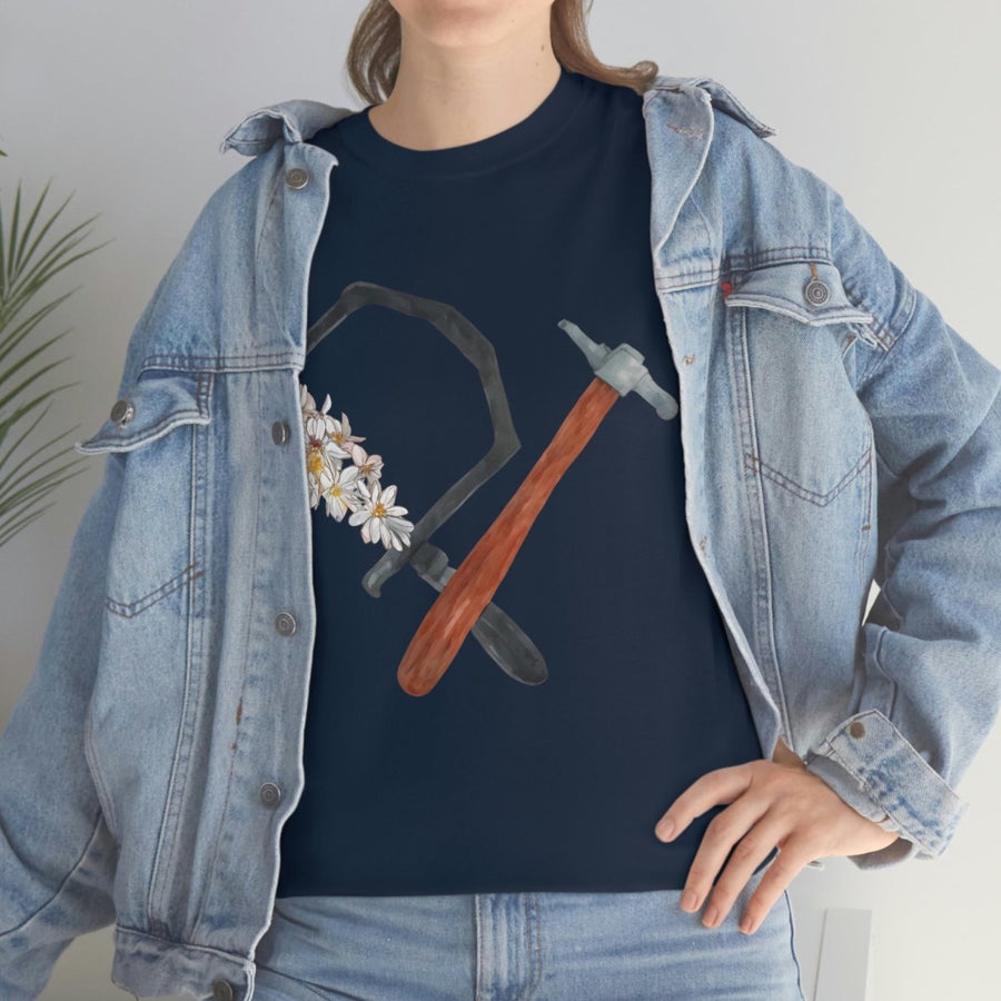 Forge & Flourish Unisex Heavy Cotton Tee - Melanie Golden Jewelry - clothing, for the maker