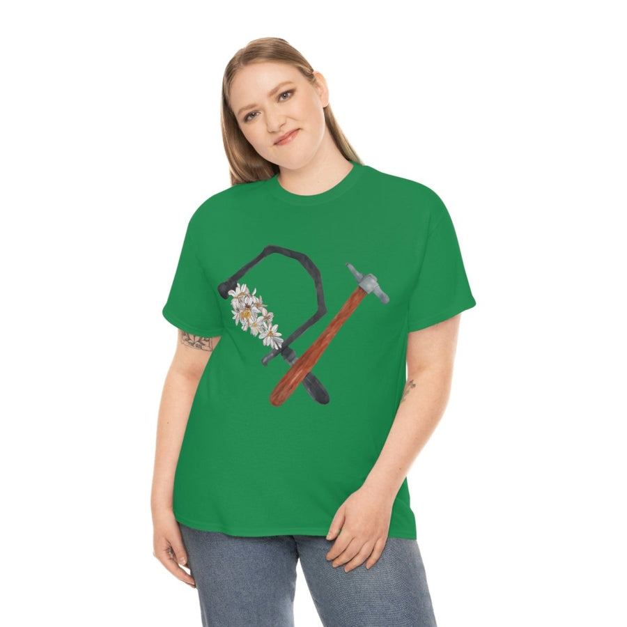 Forge & Flourish Unisex Heavy Cotton Tee - Melanie Golden Jewelry - clothing, for the maker