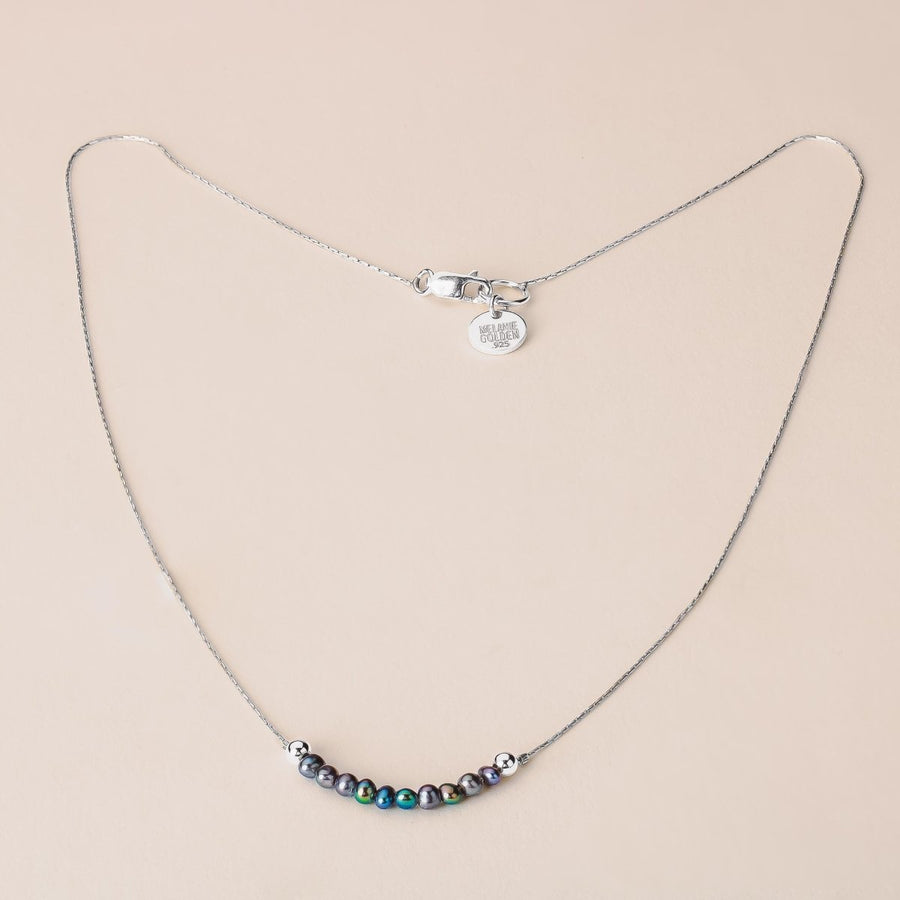 Jovie Black Pearl Necklace