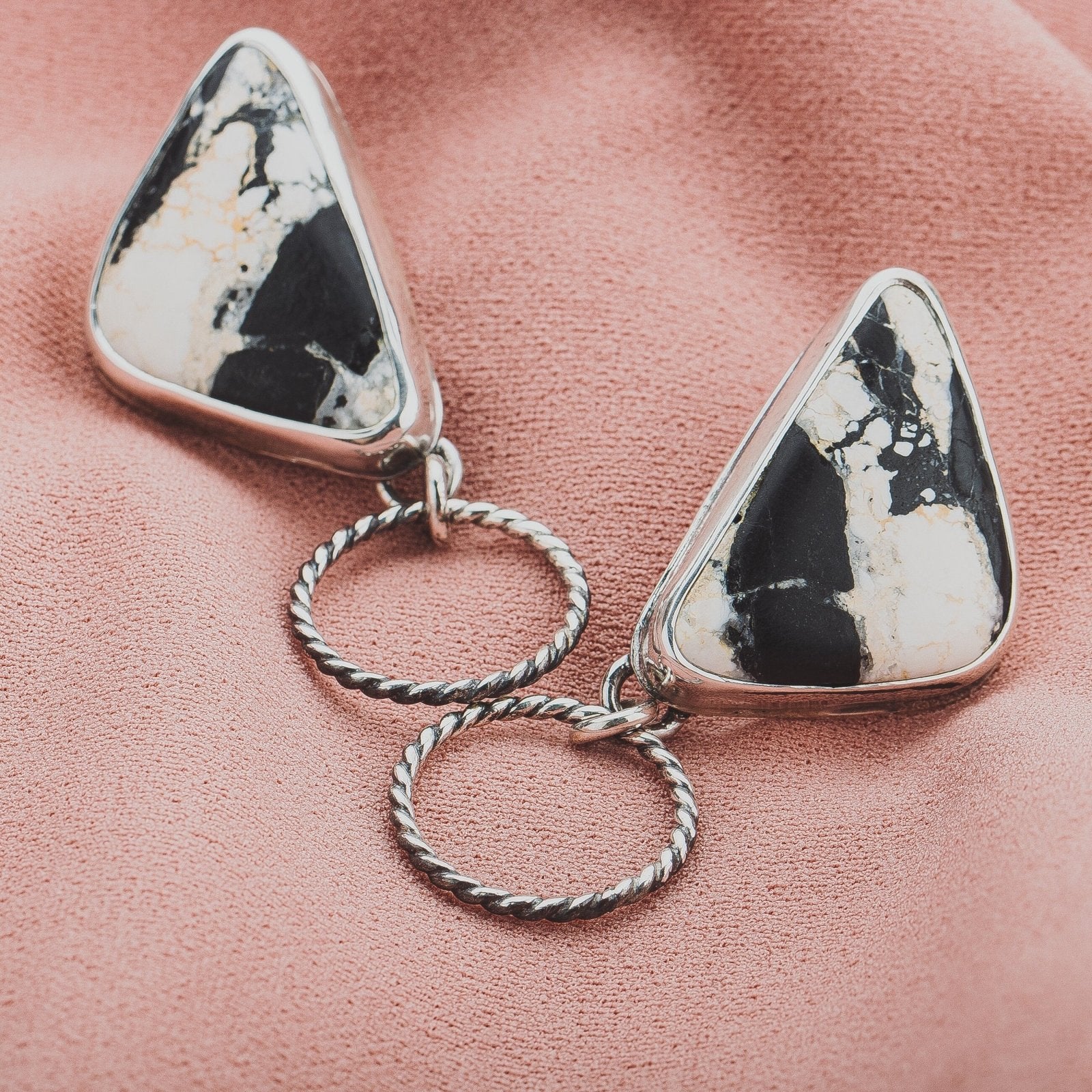 Lilah Earrings | White Buffalo - Melanie Golden Jewelry - dangle earrings, earrings, stud, stud earrings