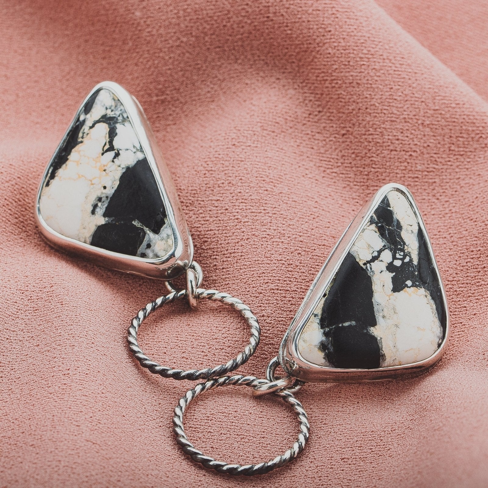 Lilah Earrings | White Buffalo - Melanie Golden Jewelry - dangle earrings, earrings, stud, stud earrings