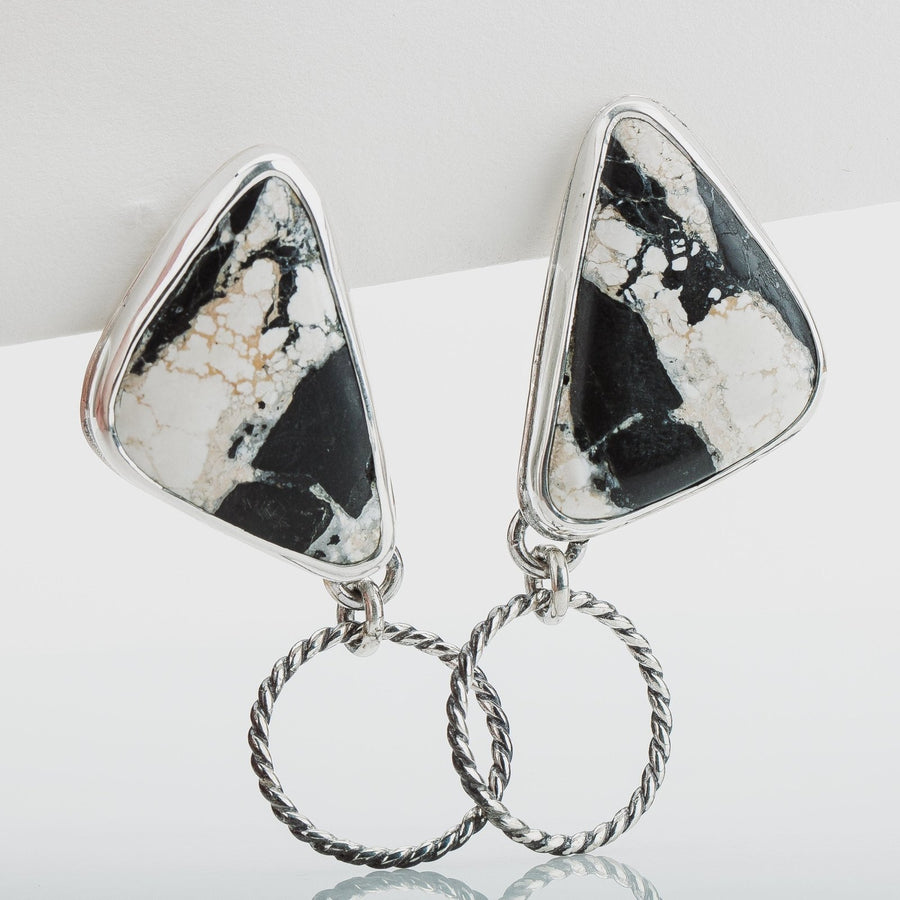 Lilah Earrings | White Buffalo - Melanie Golden Jewelry - dangle earrings, earrings, stud, stud earrings