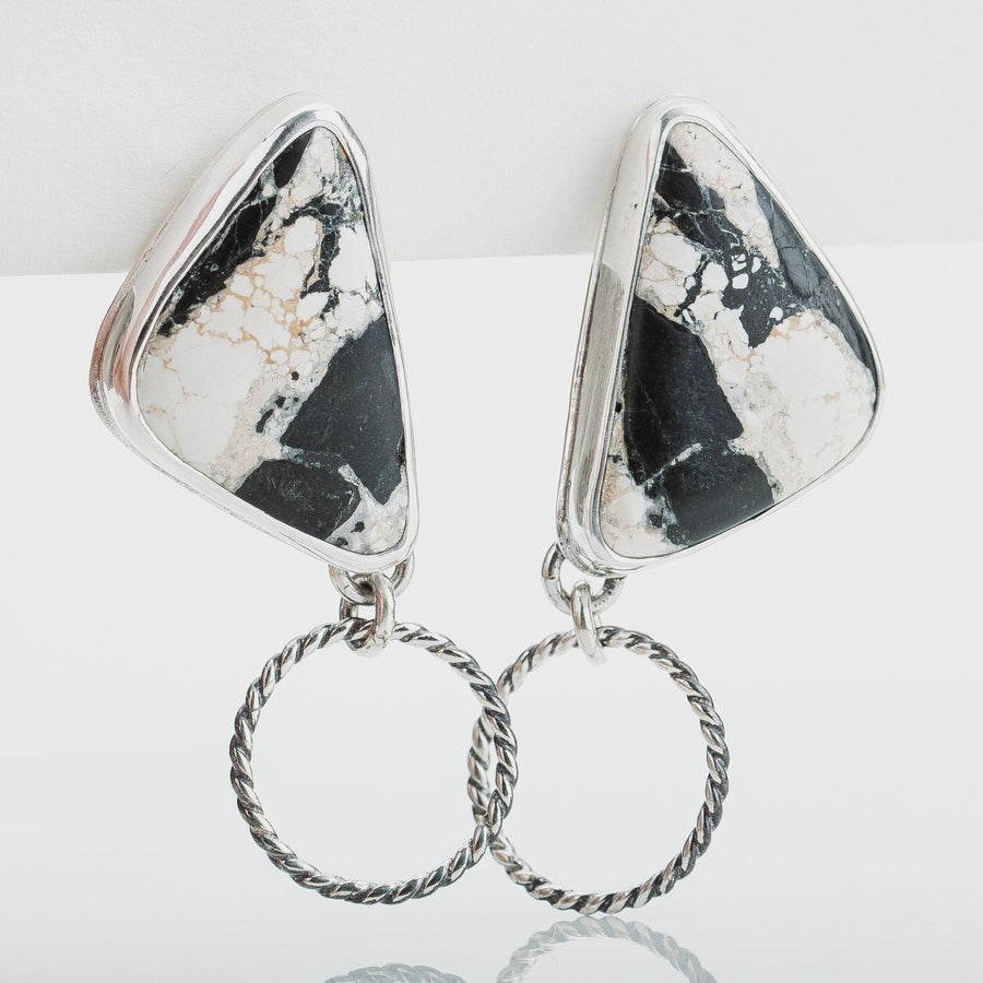Lilah Earrings | White Buffalo - Melanie Golden Jewelry - dangle earrings, earrings, stud, stud earrings