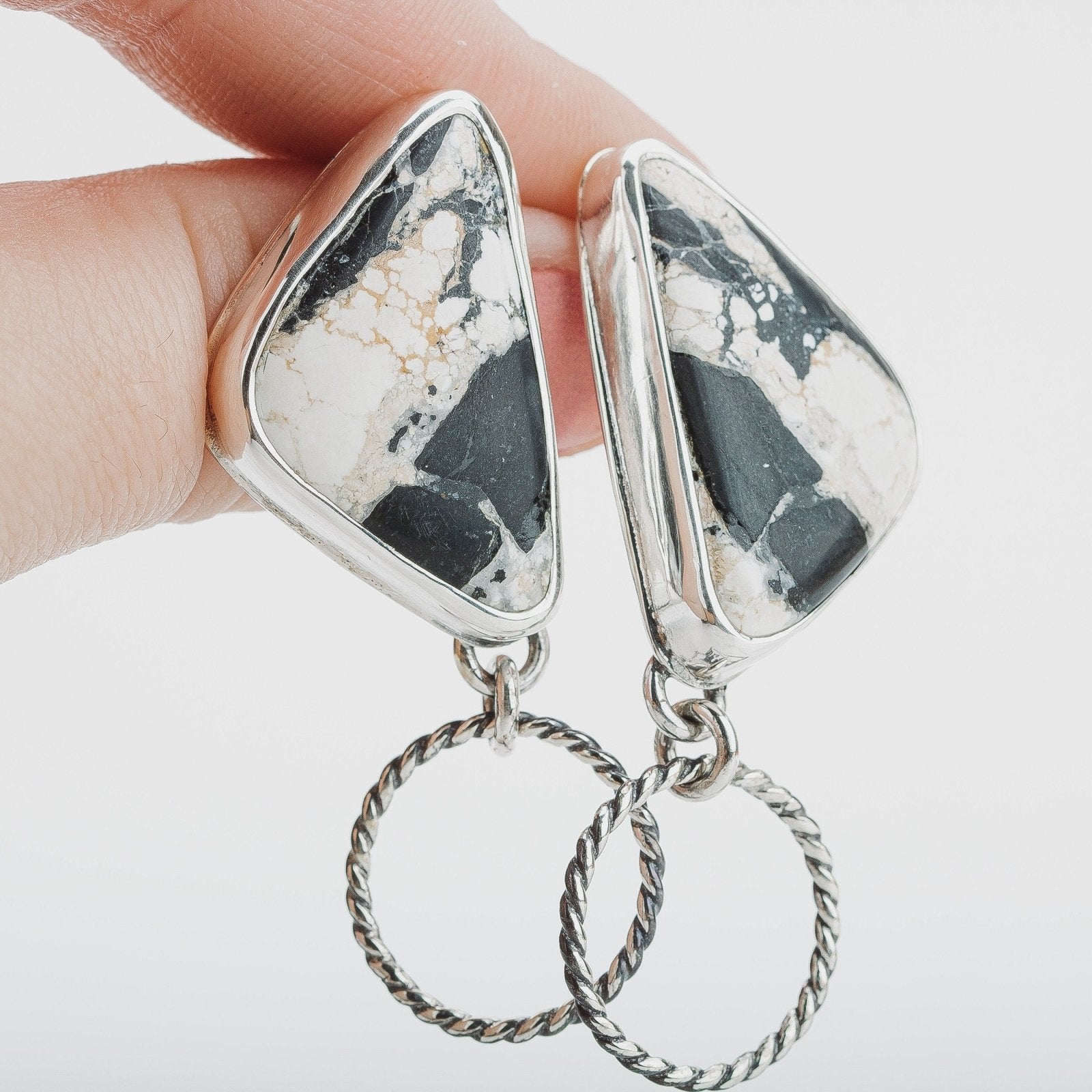 Lilah Earrings | White Buffalo - Melanie Golden Jewelry - dangle earrings, earrings, stud, stud earrings