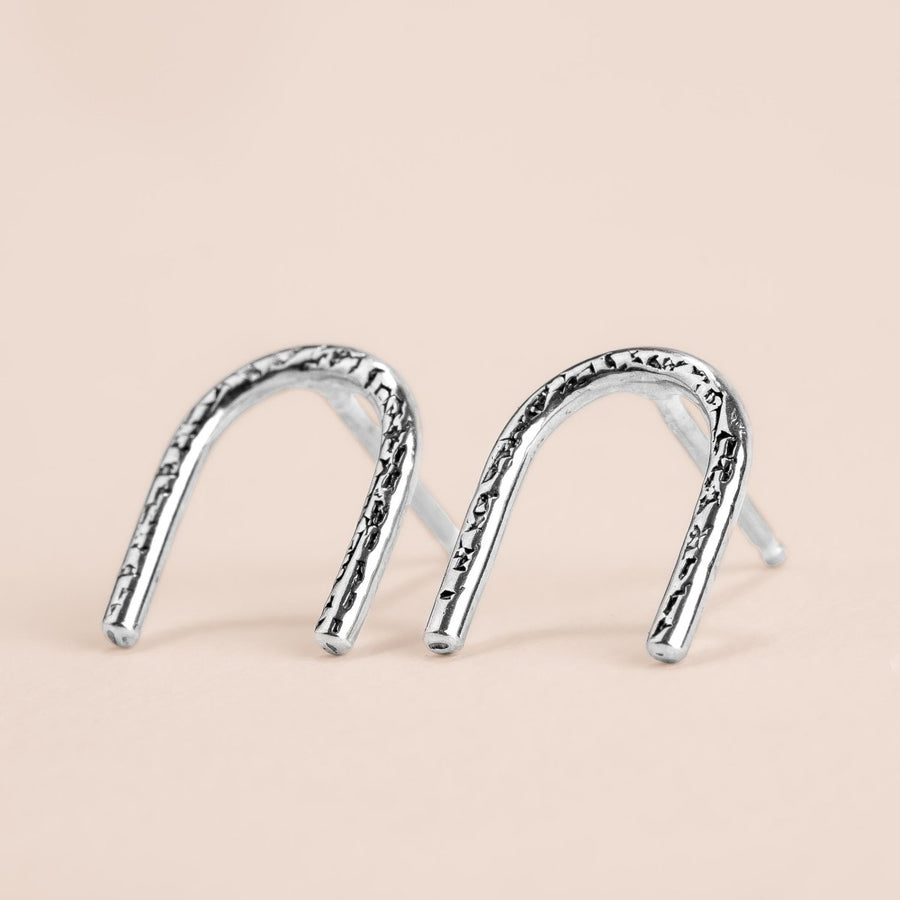 Mini Arch Earrings - Melanie Golden Jewelry - earrings, everyday, stud, stud earrings